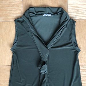 Olive stretchy tank top